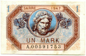 1 Mark Sarre type 1947