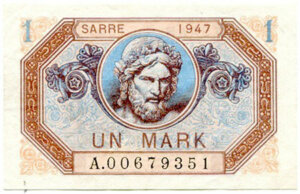 1 Mark Sarre type 1947