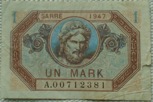 1 Mark Sarre type 1947