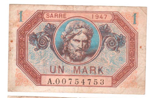 1 Mark Sarre type 1947