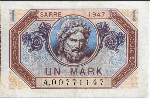 1 Mark Sarre type 1947