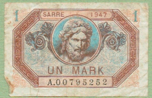 1 Mark Sarre type 1947