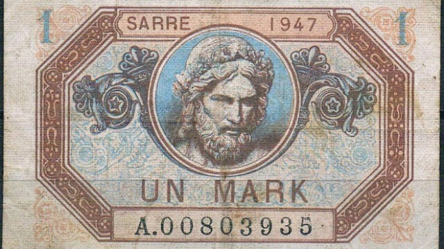 1 Mark Sarre type 1947