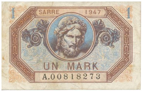 1 Mark Sarre type 1947