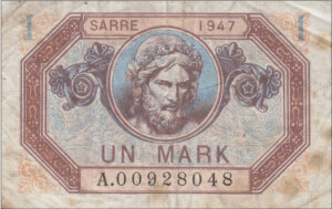 1 Mark Sarre type 1947