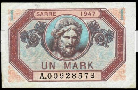 1 Mark Sarre type 1947