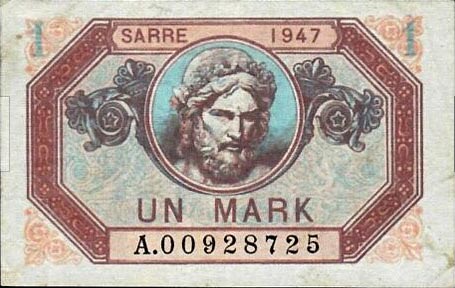 1 Mark Sarre type 1947