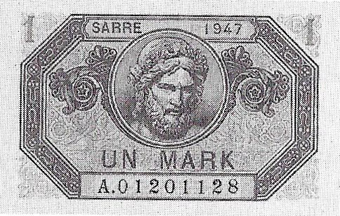 1 Mark Sarre type 1947