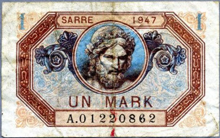 1 Mark Sarre type 1947