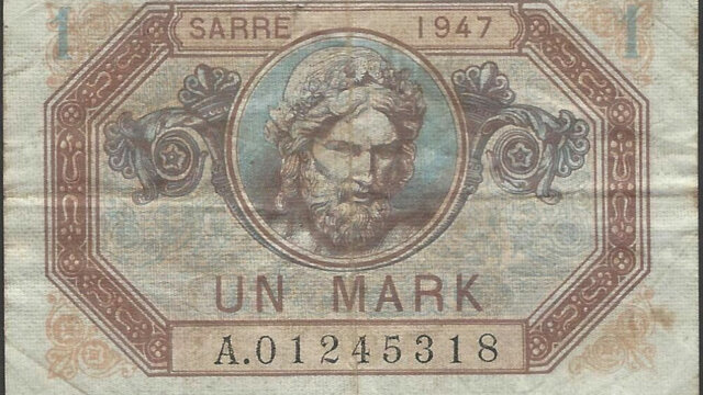 1 Mark Sarre type 1947