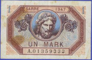 1 Mark Sarre type 1947