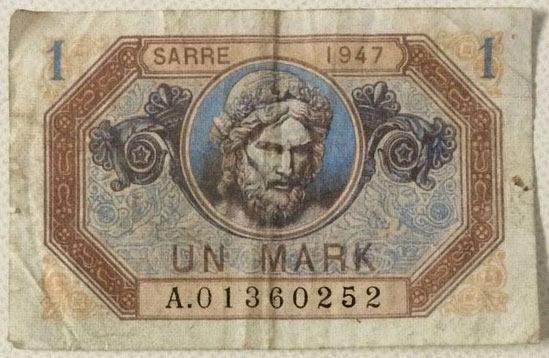 1 Mark Sarre type 1947