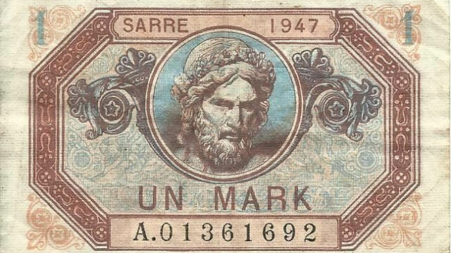 1 Mark Sarre type 1947