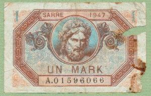 1 Mark Sarre type 1947