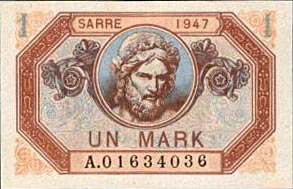 1 Mark Sarre type 1947