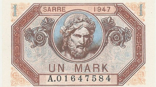 1 Mark Sarre type 1947