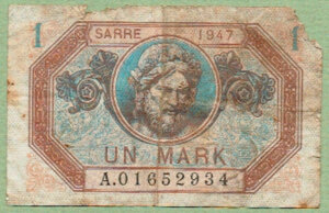 1 Mark Sarre type 1947