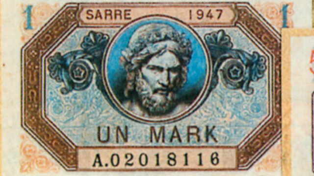 1 Mark Sarre type 1947