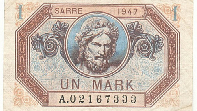 1 Mark Sarre type 1947