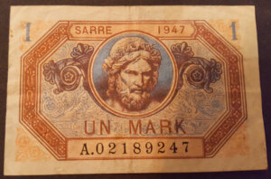 1 Mark Sarre type 1947