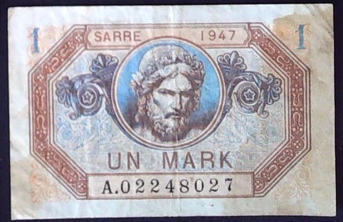 1 Mark Sarre type 1947