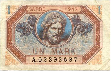 1 Mark Sarre type 1947