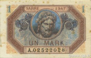 1 Mark Sarre type 1947