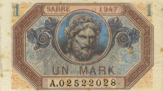 1 Mark Sarre type 1947