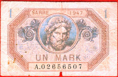 1 Mark Sarre type 1947