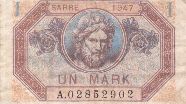 1 Mark Sarre type 1947