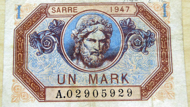 1 Mark Sarre type 1947