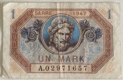 1 Mark Sarre type 1947