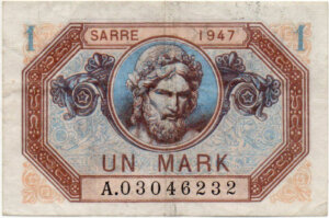 1 Mark Sarre type 1947