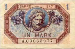 1 Mark Sarre type 1947