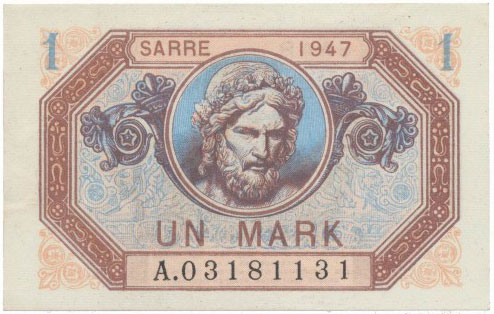 1 Mark Sarre type 1947