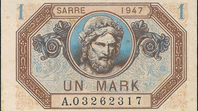 1 Mark Sarre type 1947