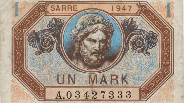 1 Mark Sarre type 1947