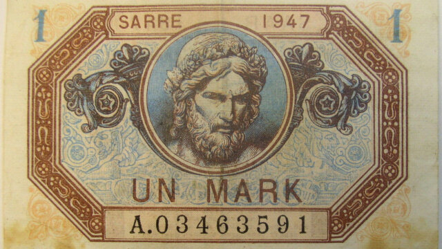 1 Mark Sarre type 1947