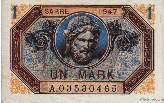 1 Mark Sarre type 1947