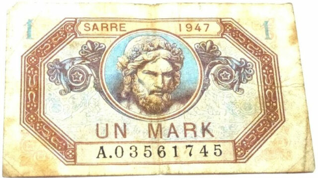 1 Mark Sarre type 1947