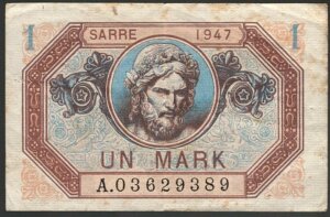 1 Mark Sarre type 1947