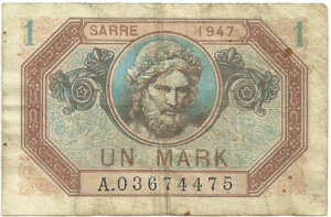 1 Mark Sarre type 1947