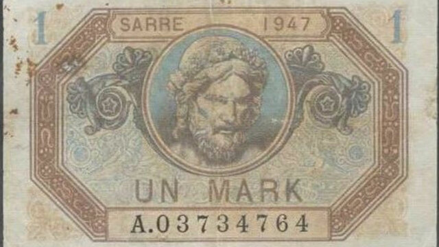 1 Mark Sarre type 1947