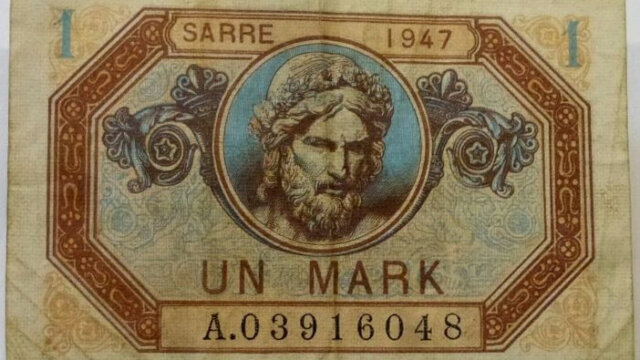 1 Mark Sarre type 1947