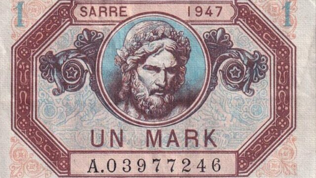 1 Mark Sarre type 1947