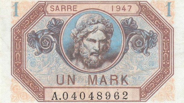 1 Mark Sarre type 1947