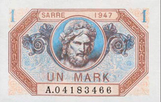 1 Mark Sarre type 1947