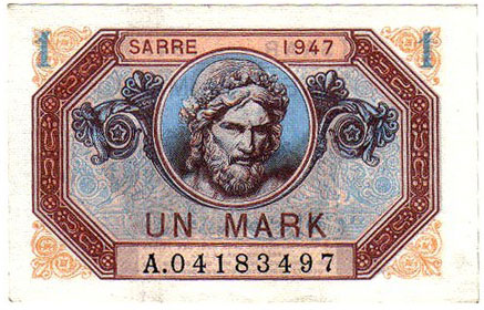 1 Mark Sarre type 1947