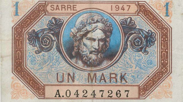 1 Mark Sarre type 1947