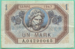 1 Mark Sarre type 1947